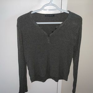 Brandy Melville henley long sleeve